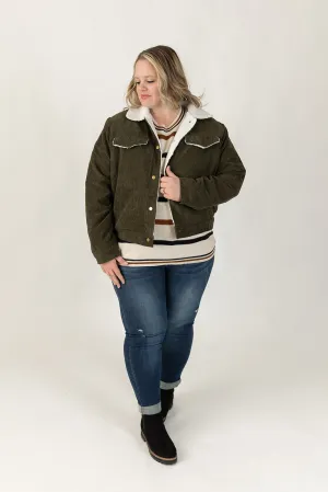 Drew Corduroy Jacket Curvy