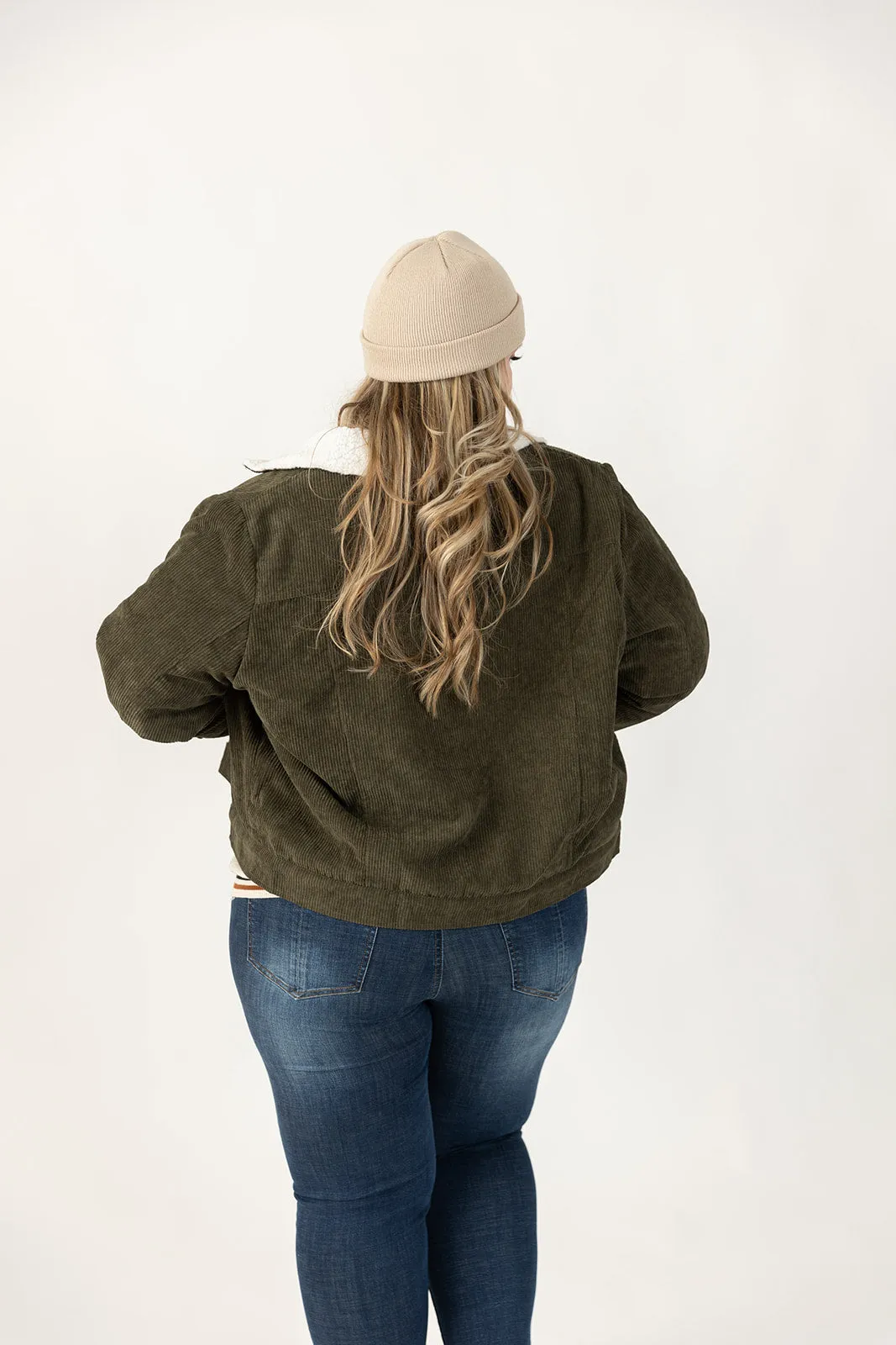 Drew Corduroy Jacket Curvy