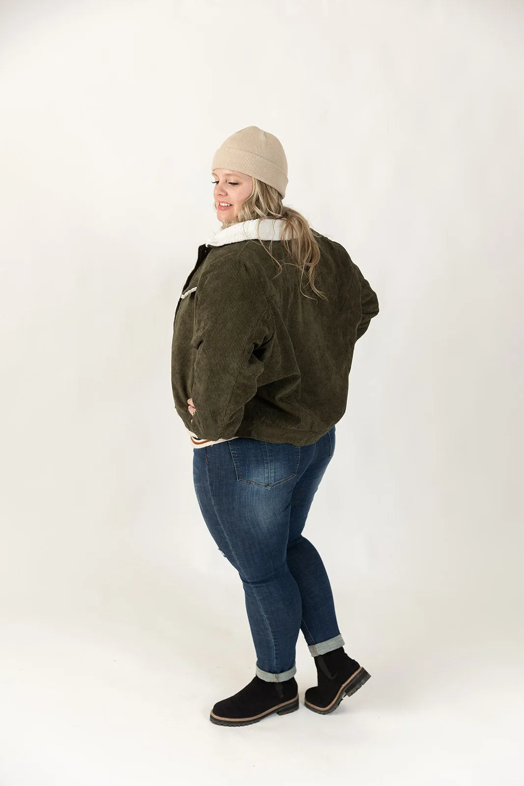Drew Corduroy Jacket Curvy