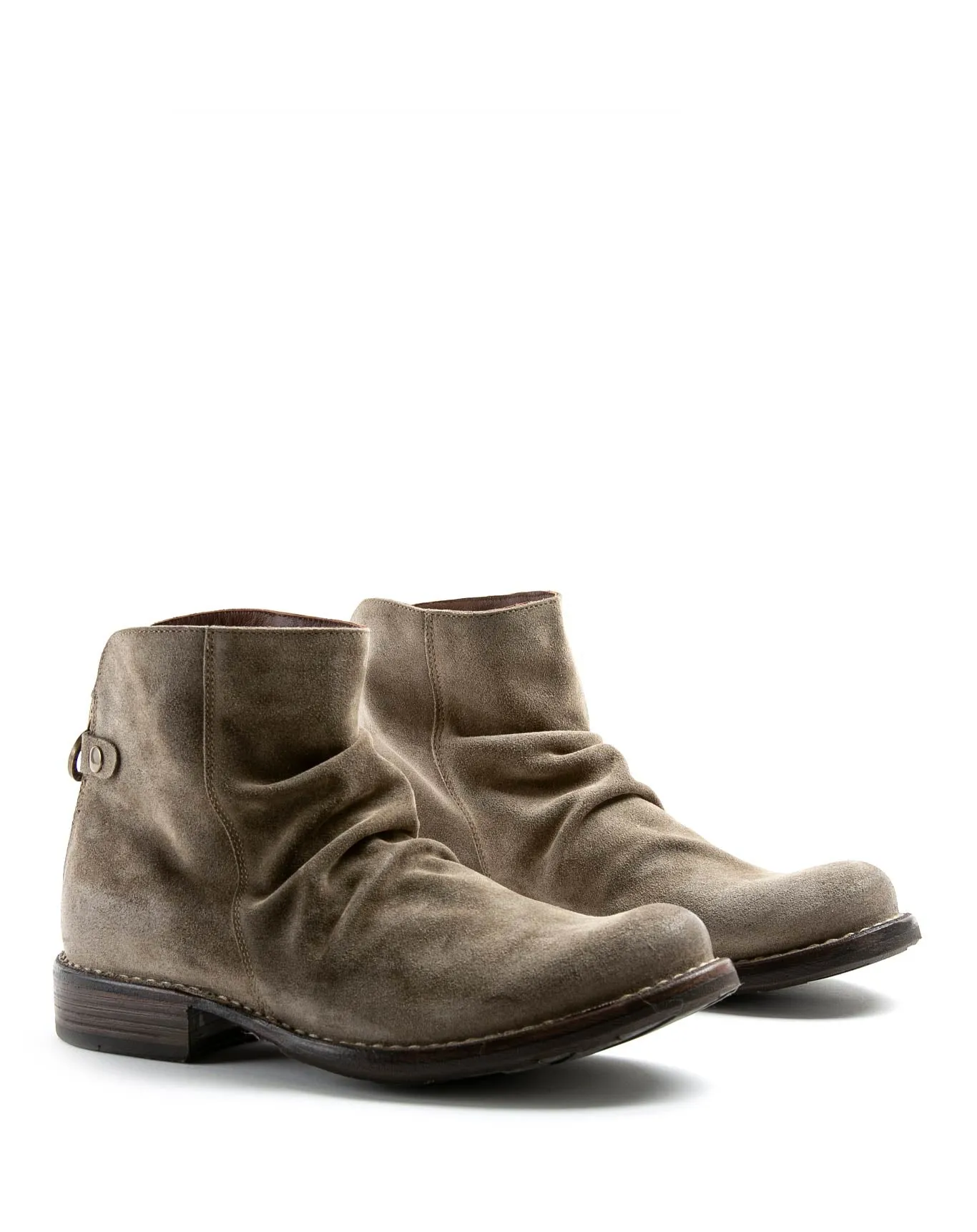 ELINA Grey Suede Boots