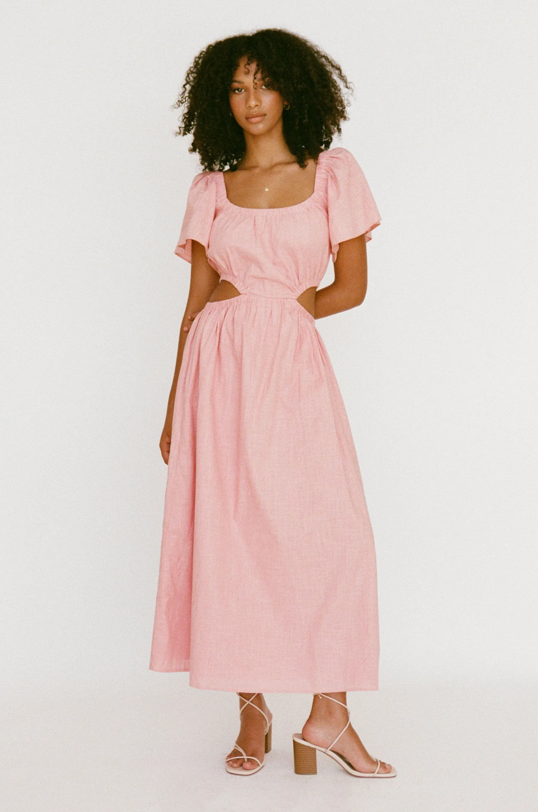 Ezzy Midi Dress - Pink