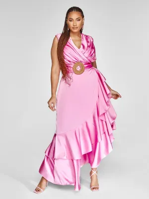 Fashion To Figure - Camille Asymmetrical Ruffle Dress  - Garnerstyle x FTF