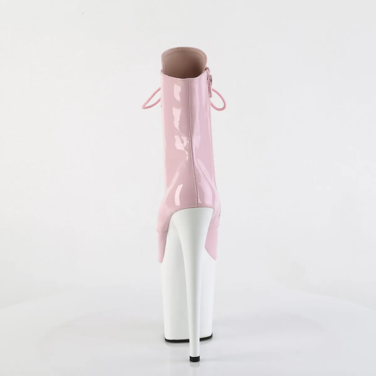 FLAMINGO-1020  Baby Pink Patent/White