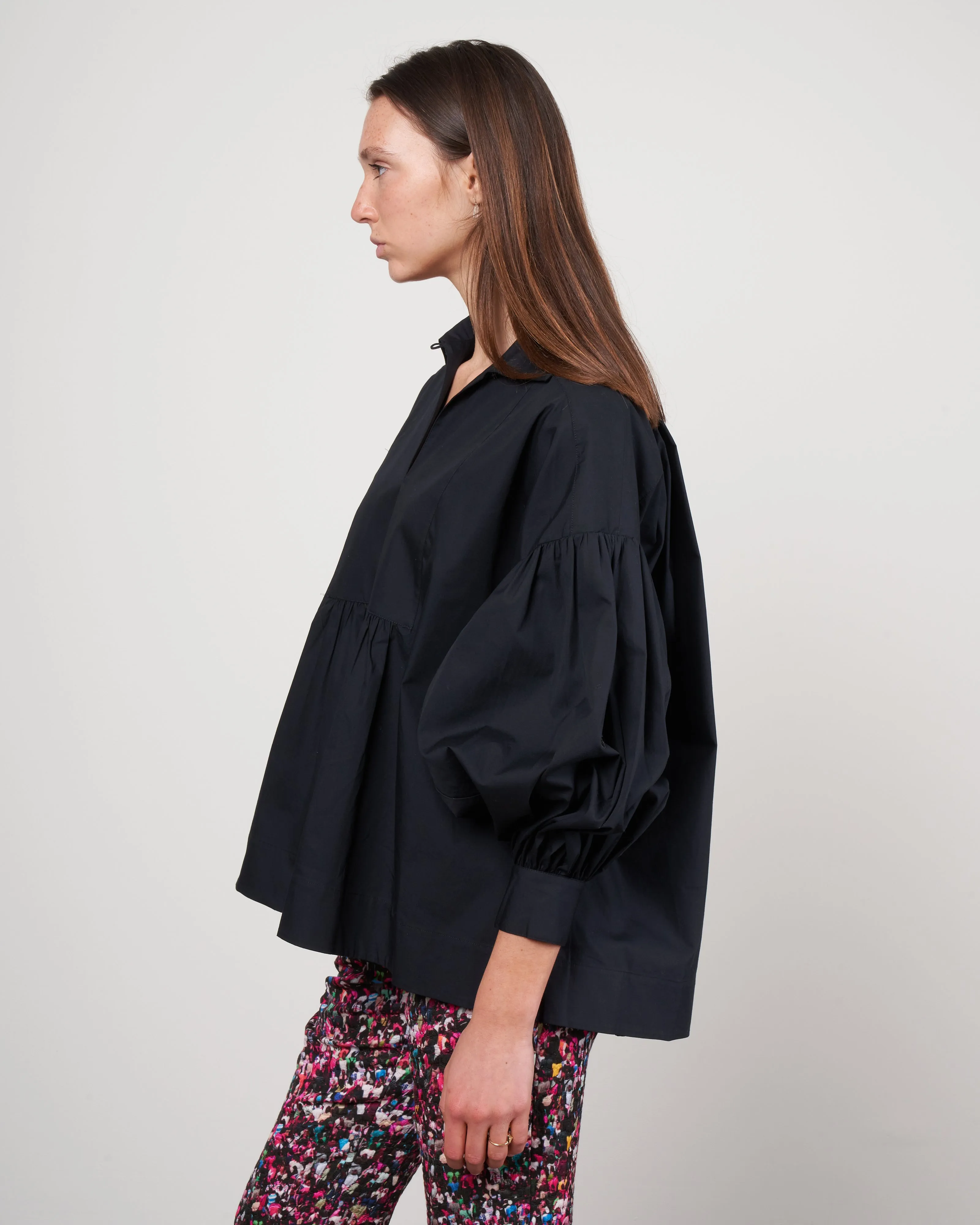 frankie bib top - black