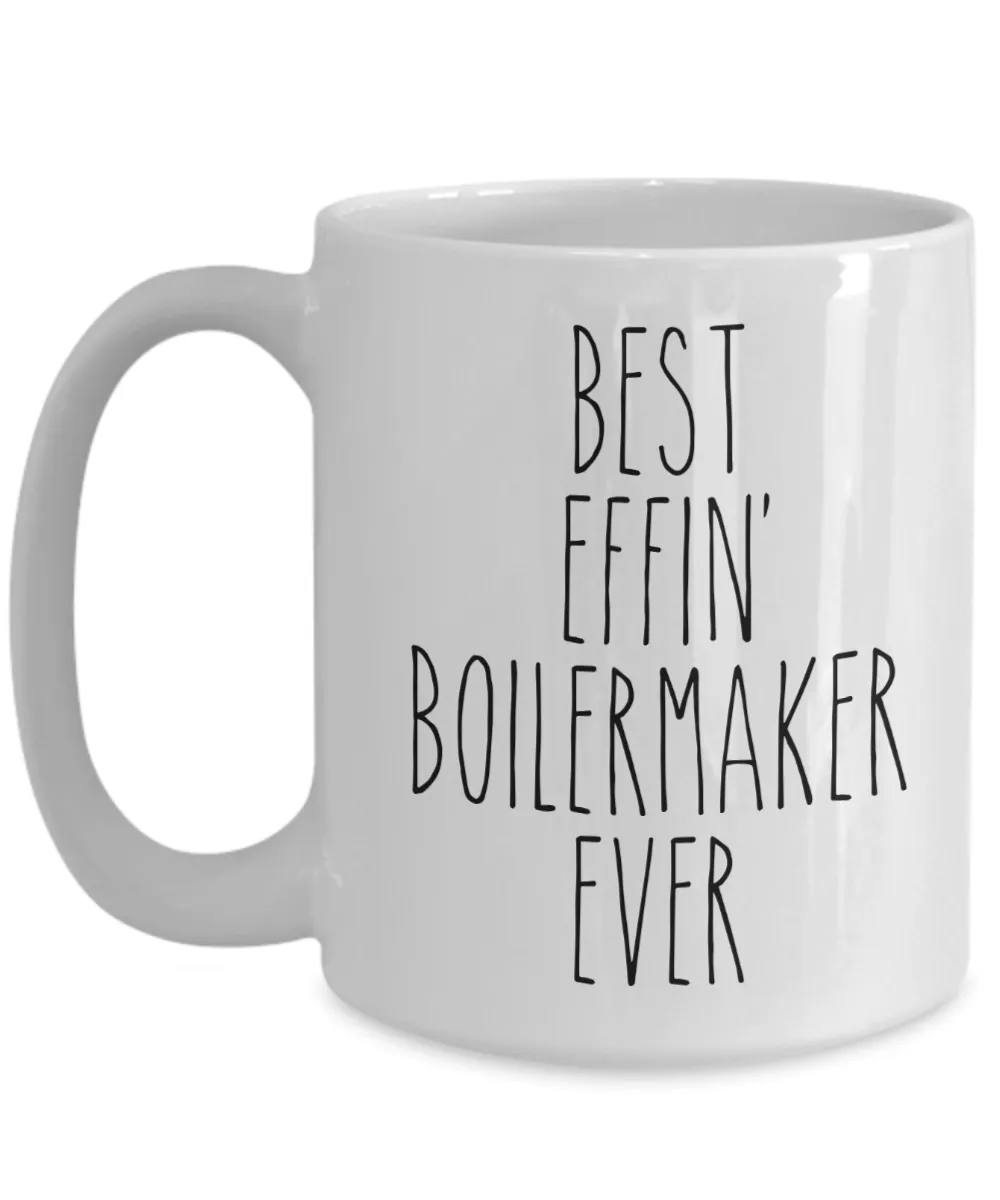 Gift For Boilermaker Best Effin' Boilermaker Ever Mug Coffee Cup Funny Coworker Gifts