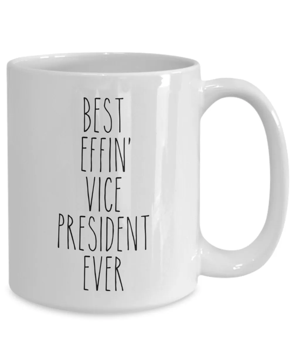 Gift For Vice President Best Effin' Vice President Ever Mug Coffee Cup Funny Coworker Gifts