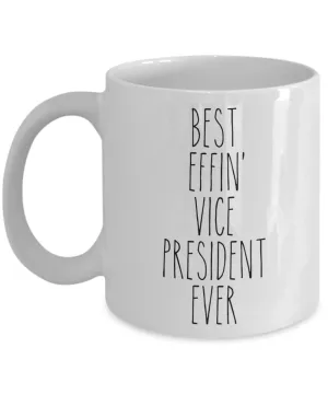 Gift For Vice President Best Effin' Vice President Ever Mug Coffee Cup Funny Coworker Gifts