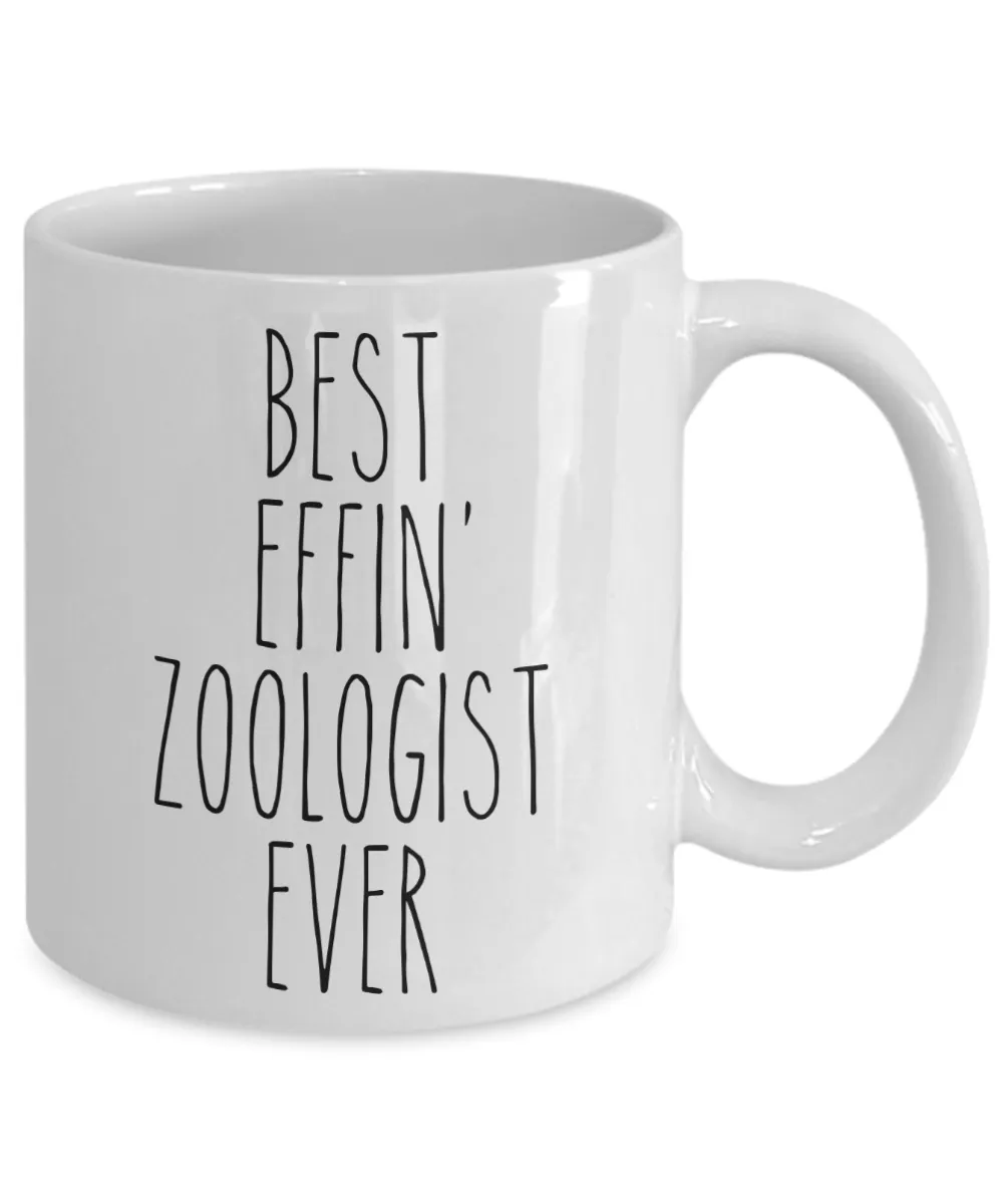 Gift For Zoologist Best Effin' Zoologist Ever Mug Coffee Cup Funny Coworker Gifts
