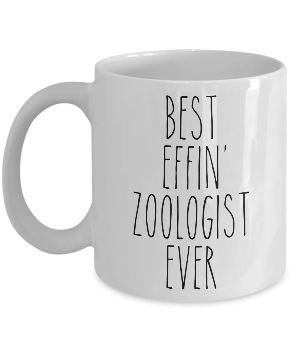 Gift For Zoologist Best Effin' Zoologist Ever Mug Coffee Cup Funny Coworker Gifts