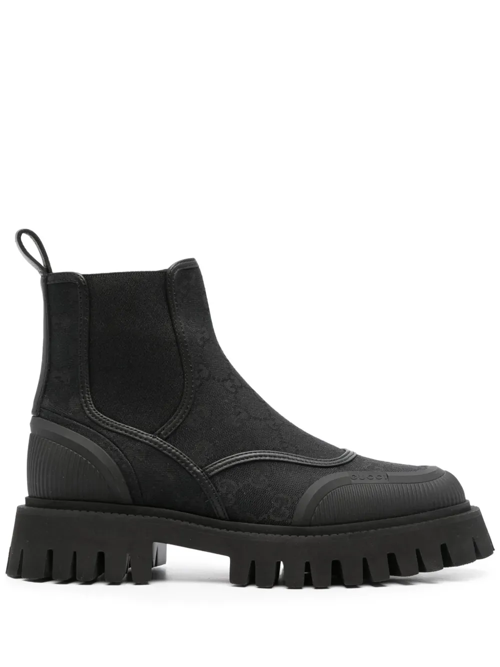 Gucci GG canvas ankle boots