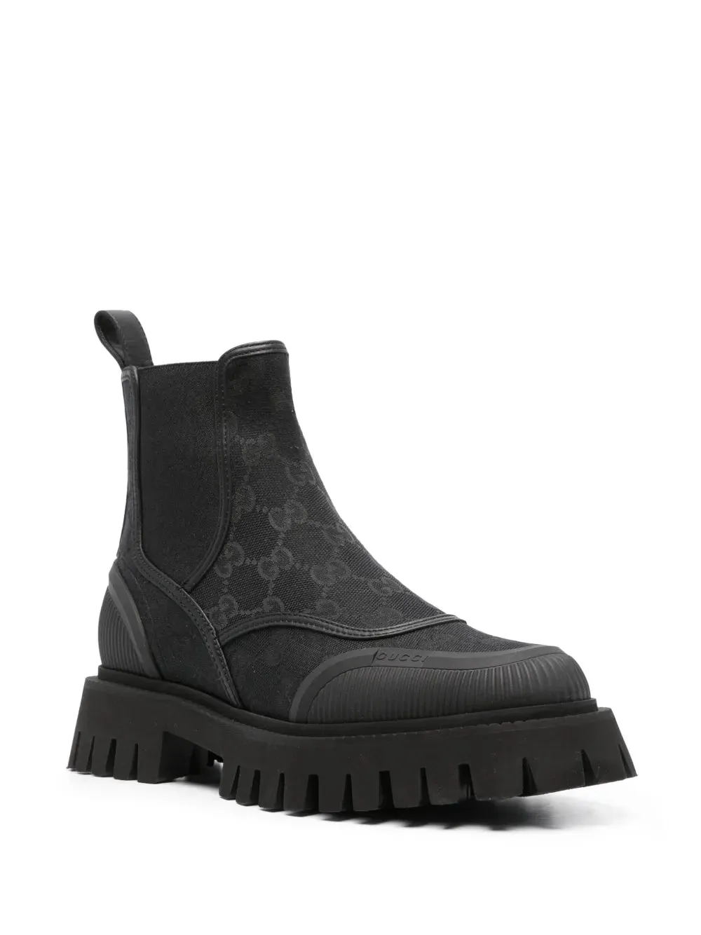 Gucci GG canvas ankle boots