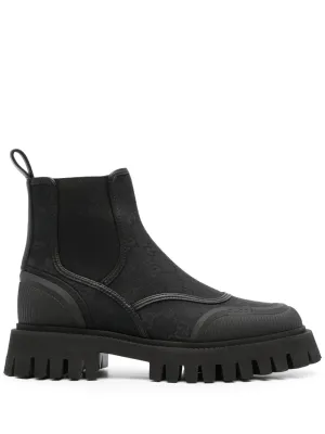 Gucci GG canvas ankle boots
