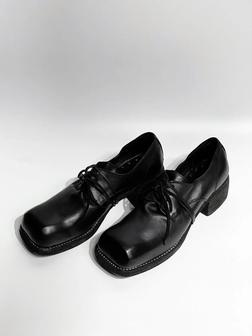 Guidi 9082 Square Toe Laced-up Men