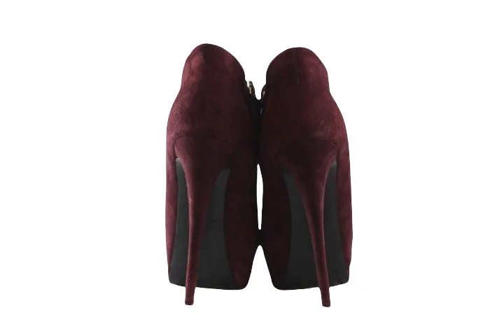 Guiseppe Zanotti Suede Stiletto Booties