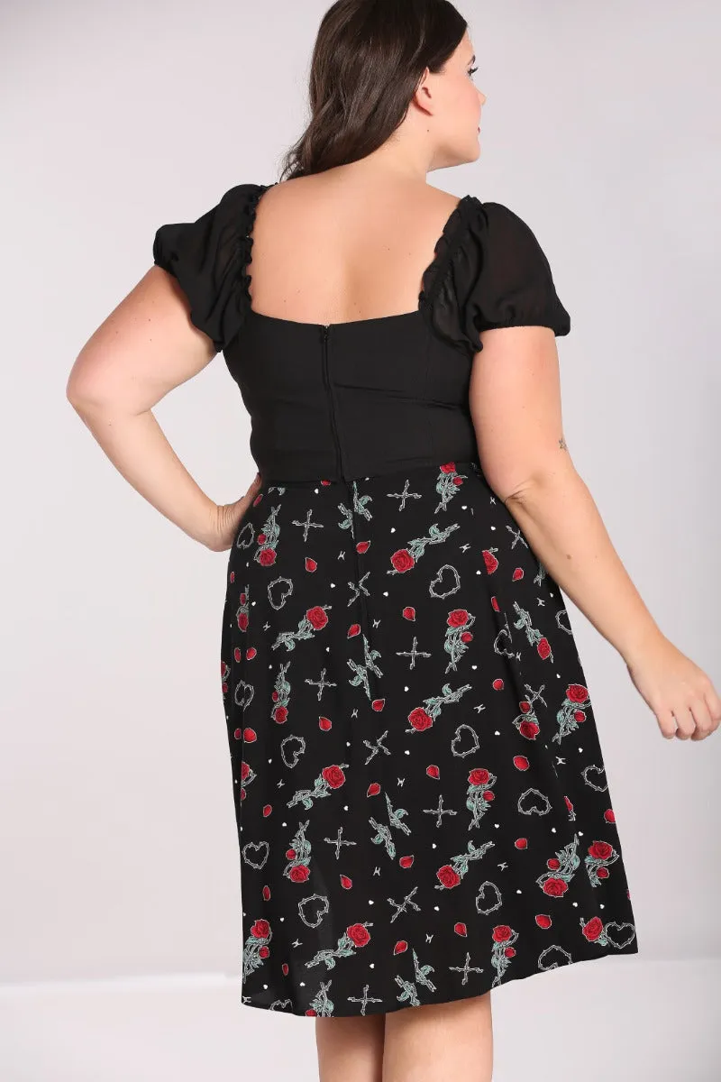Hell Bunny Zoey Rose Skirt