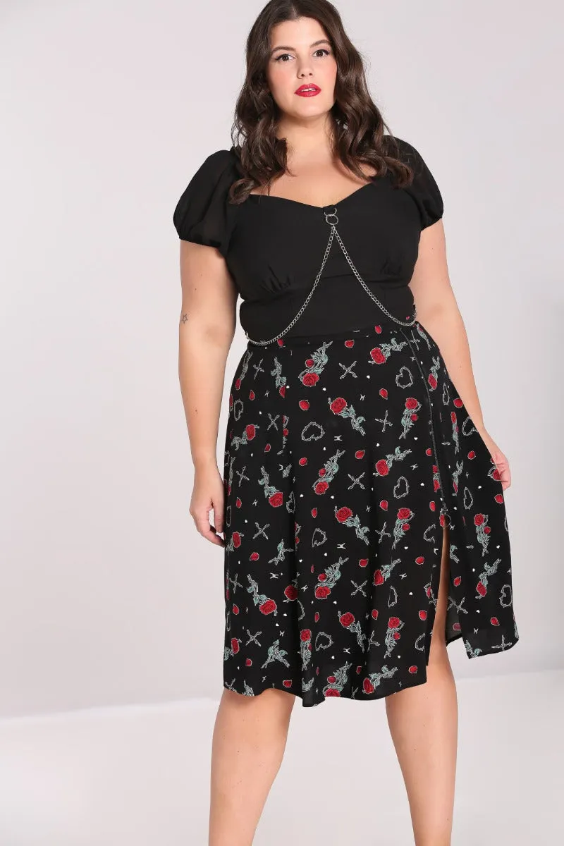 Hell Bunny Zoey Rose Skirt
