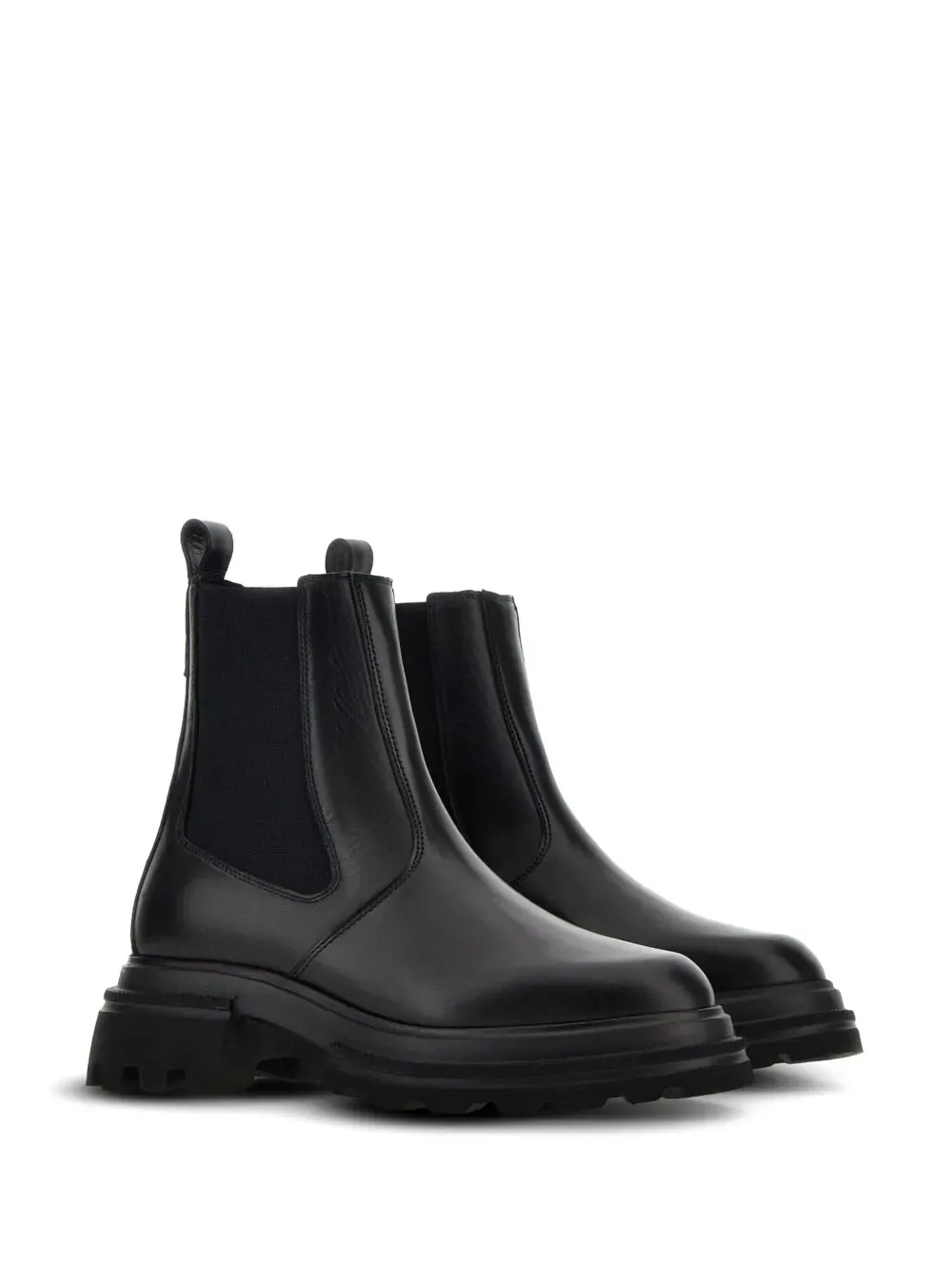 Hogan leather Chelsea ankle boots