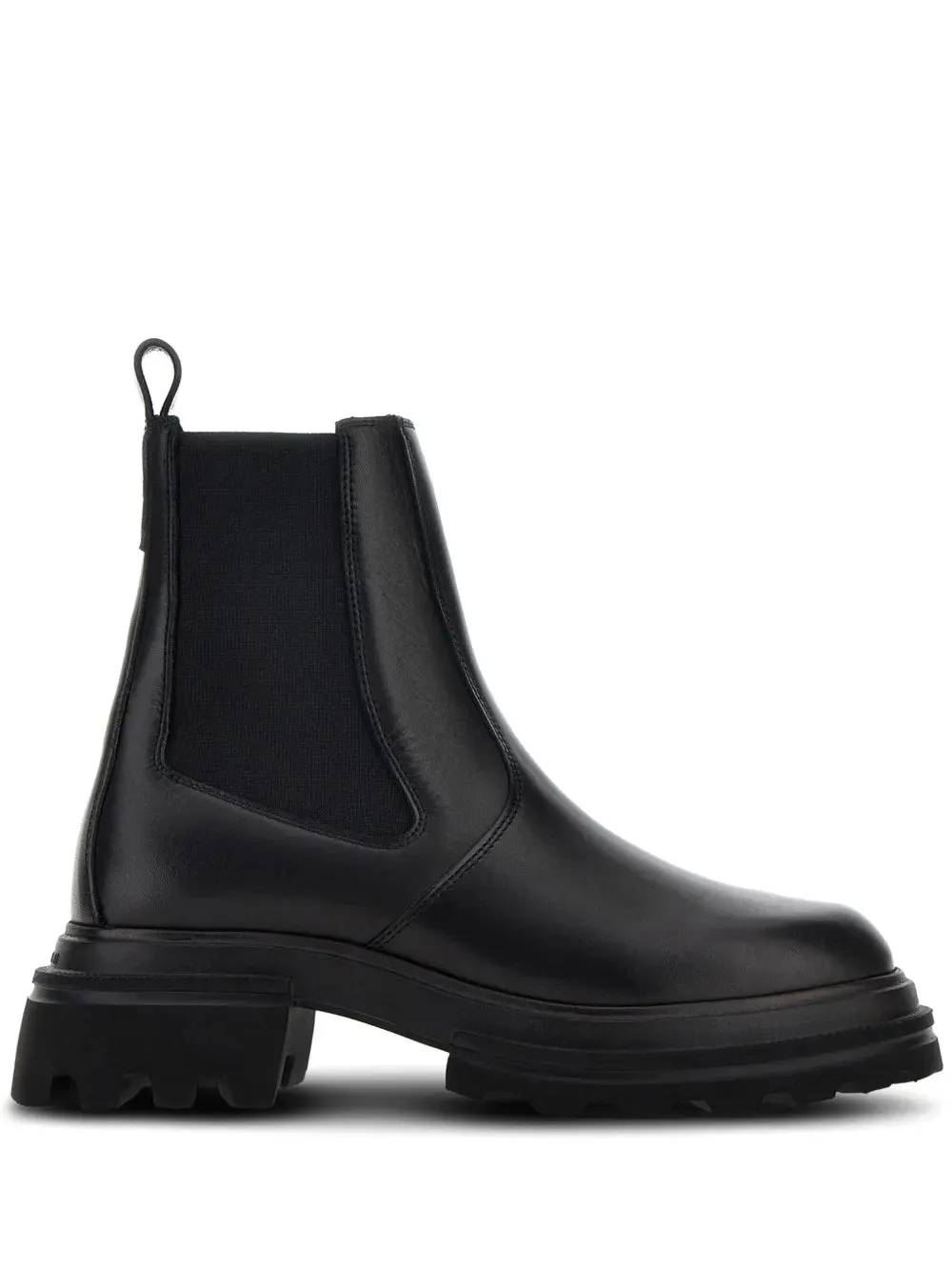 Hogan leather Chelsea ankle boots