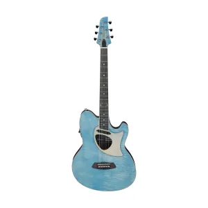 Ibanez TCM50FM-ODB Electric Guitar, Open Pore Denim Blue