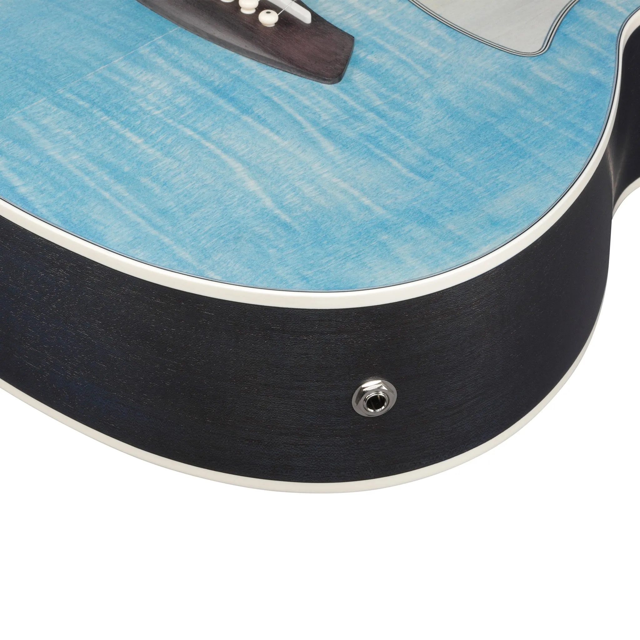 Ibanez TCM50FM-ODB Electric Guitar, Open Pore Denim Blue