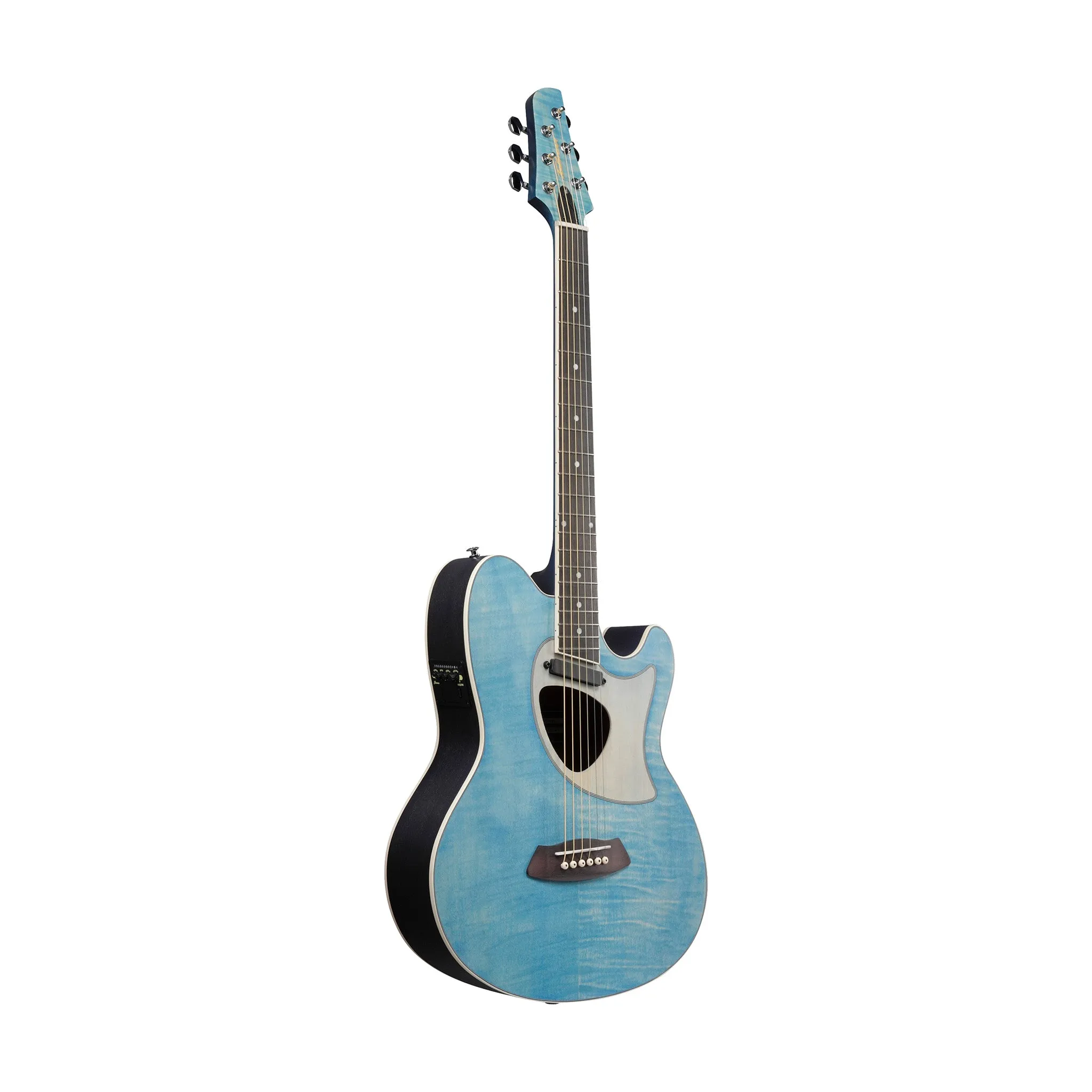 Ibanez TCM50FM-ODB Electric Guitar, Open Pore Denim Blue