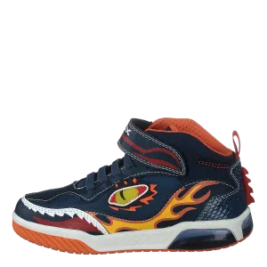 J Inek B. A - Tumb.synt text Navy/orange