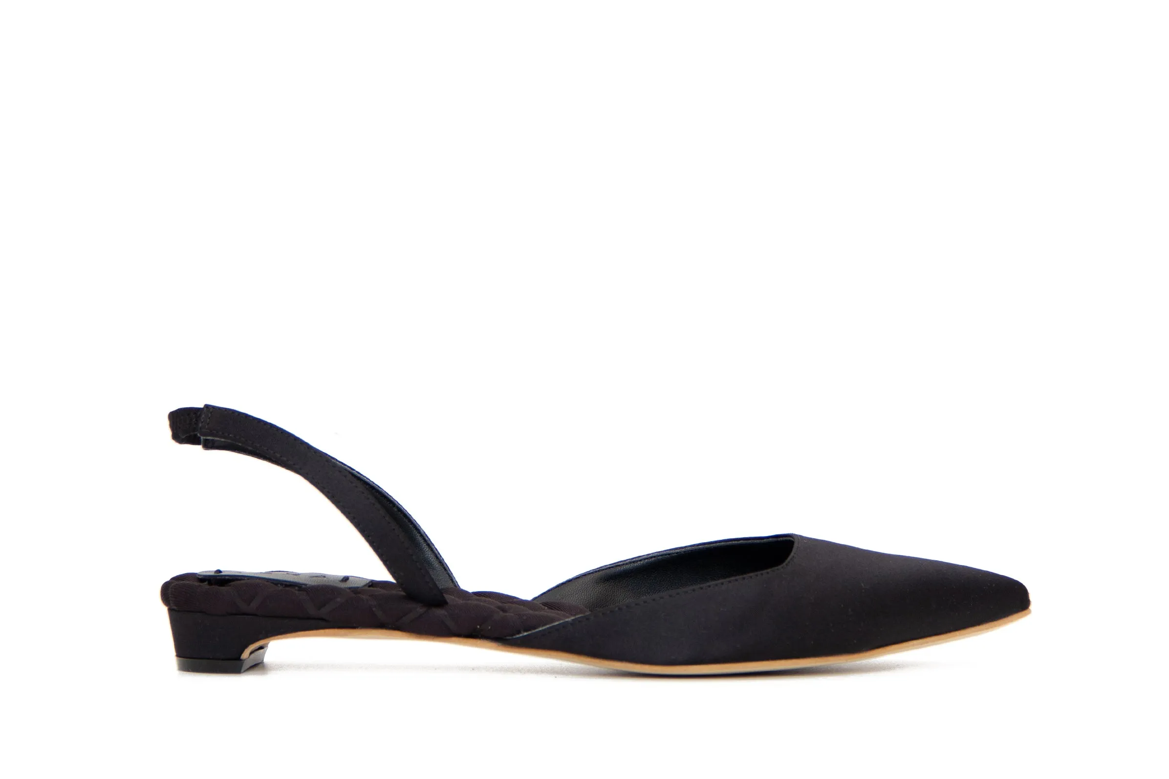 JACKIE Black Satin