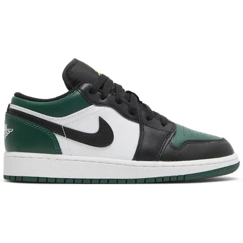 Jordan 1 Low Green Toe (GS)