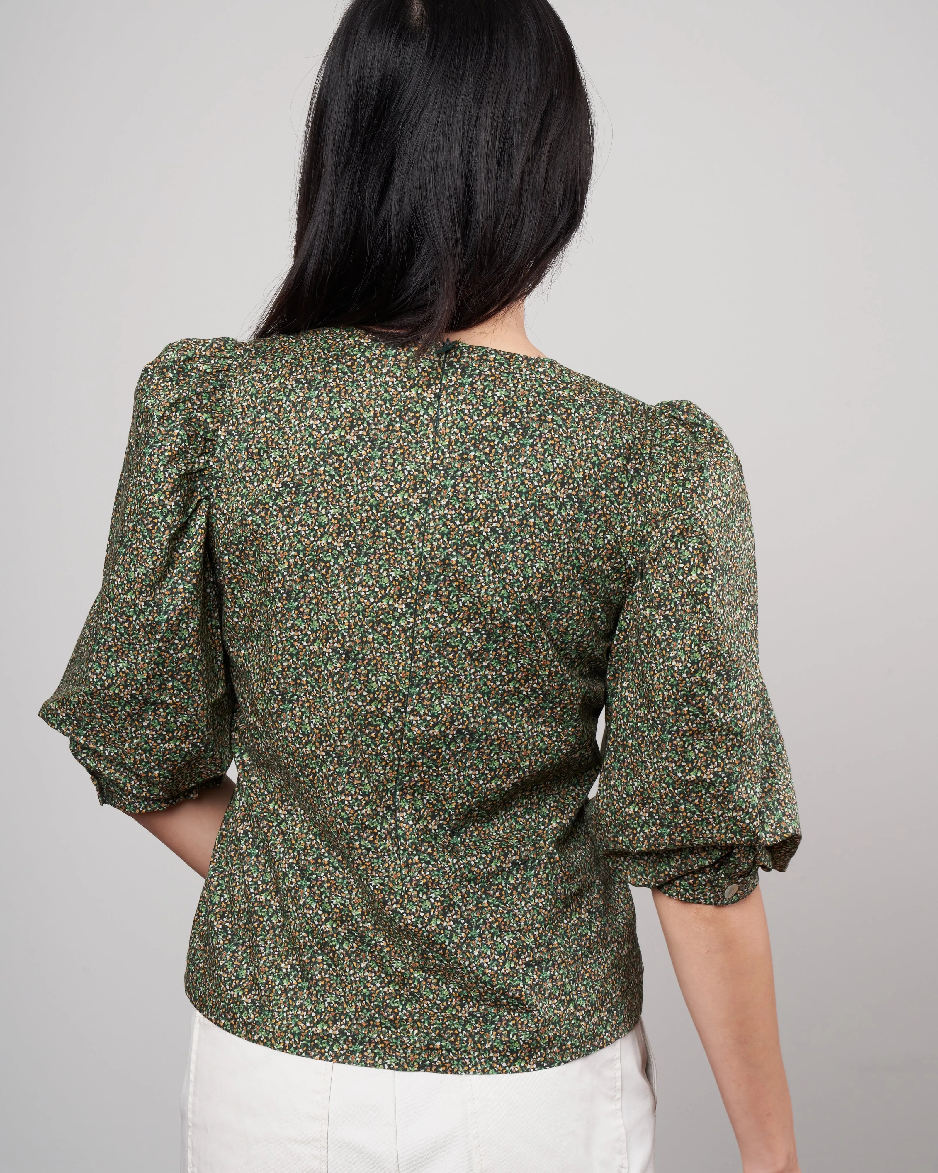 jordan blouse - green liberty