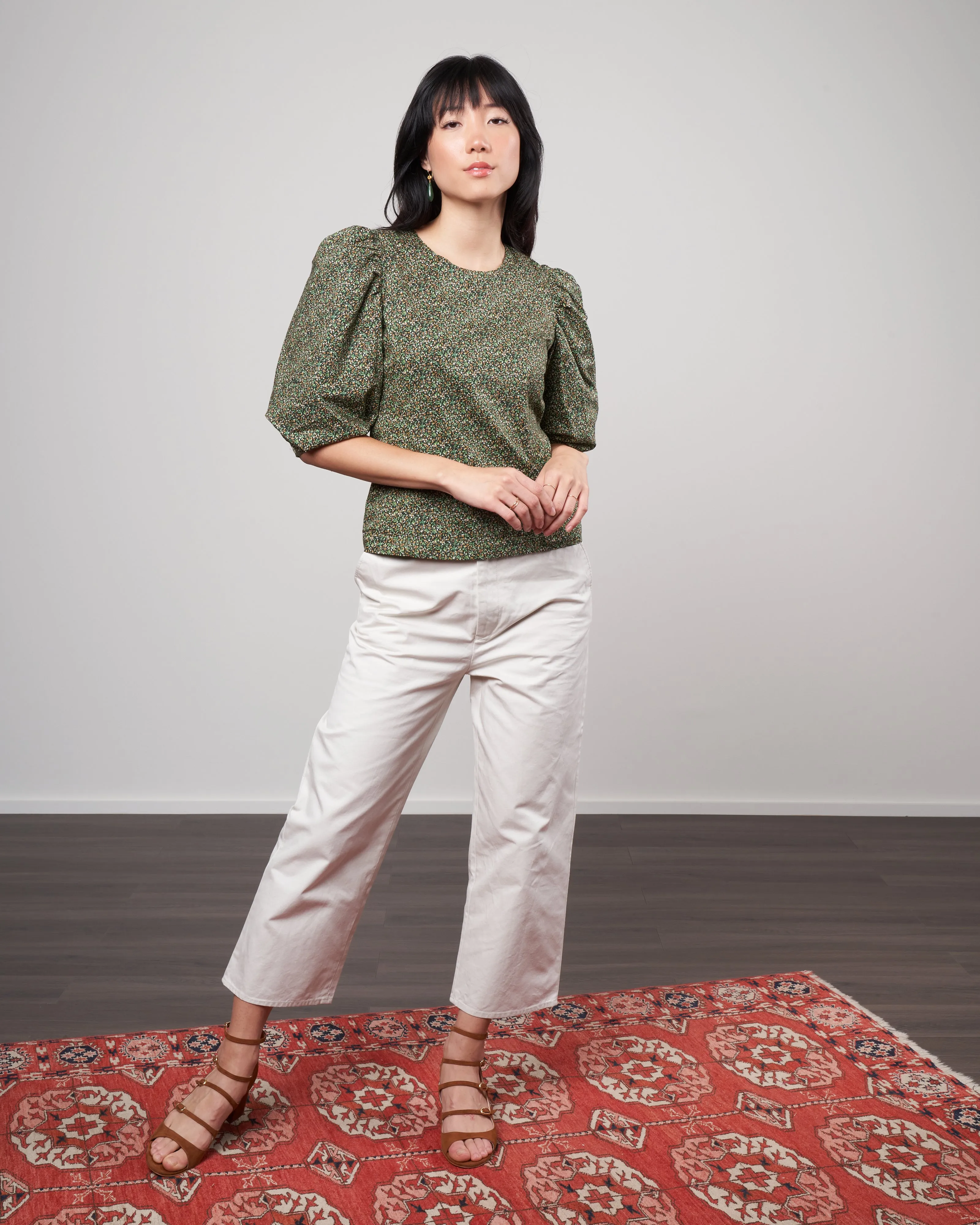 jordan blouse - green liberty