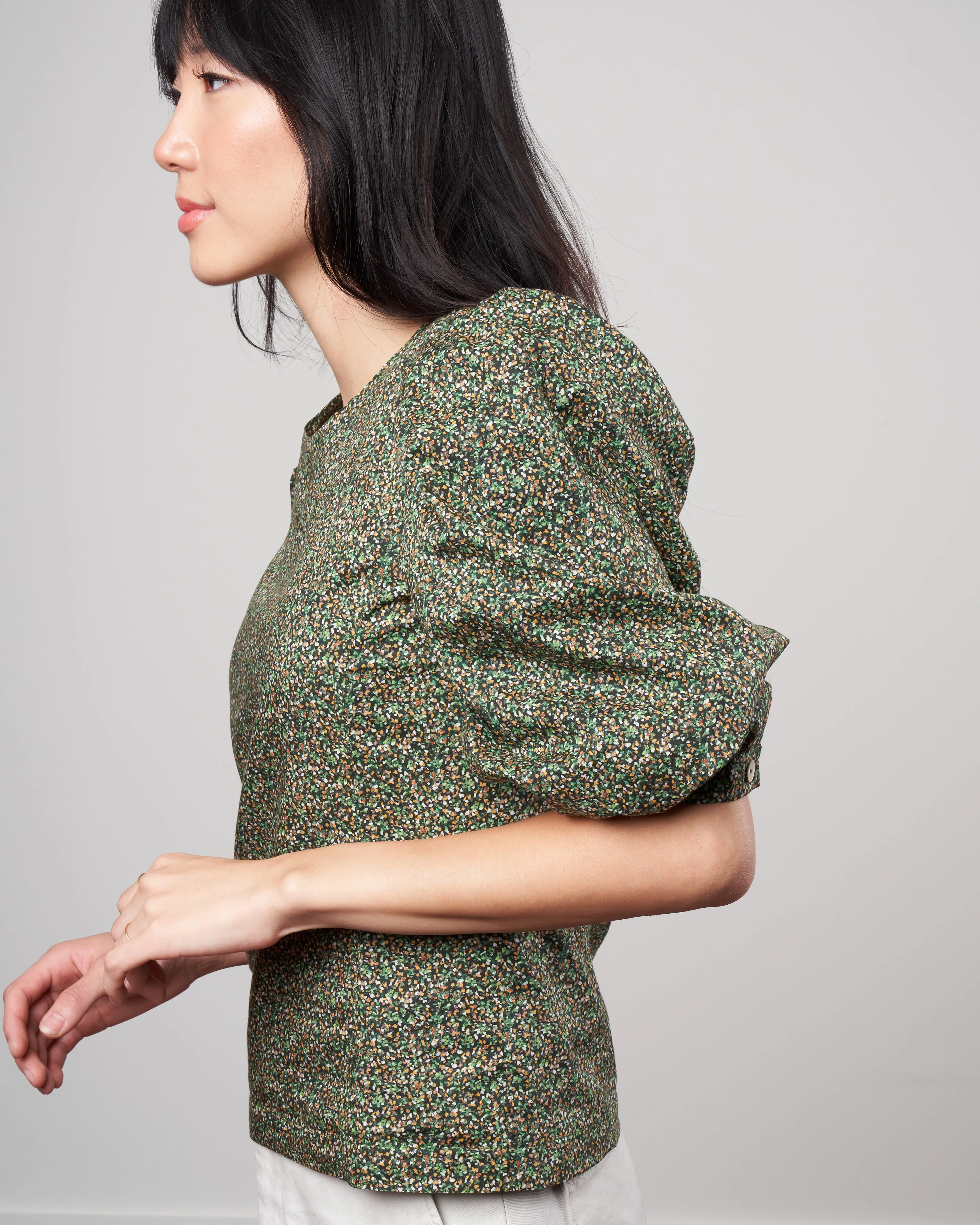 jordan blouse - green liberty