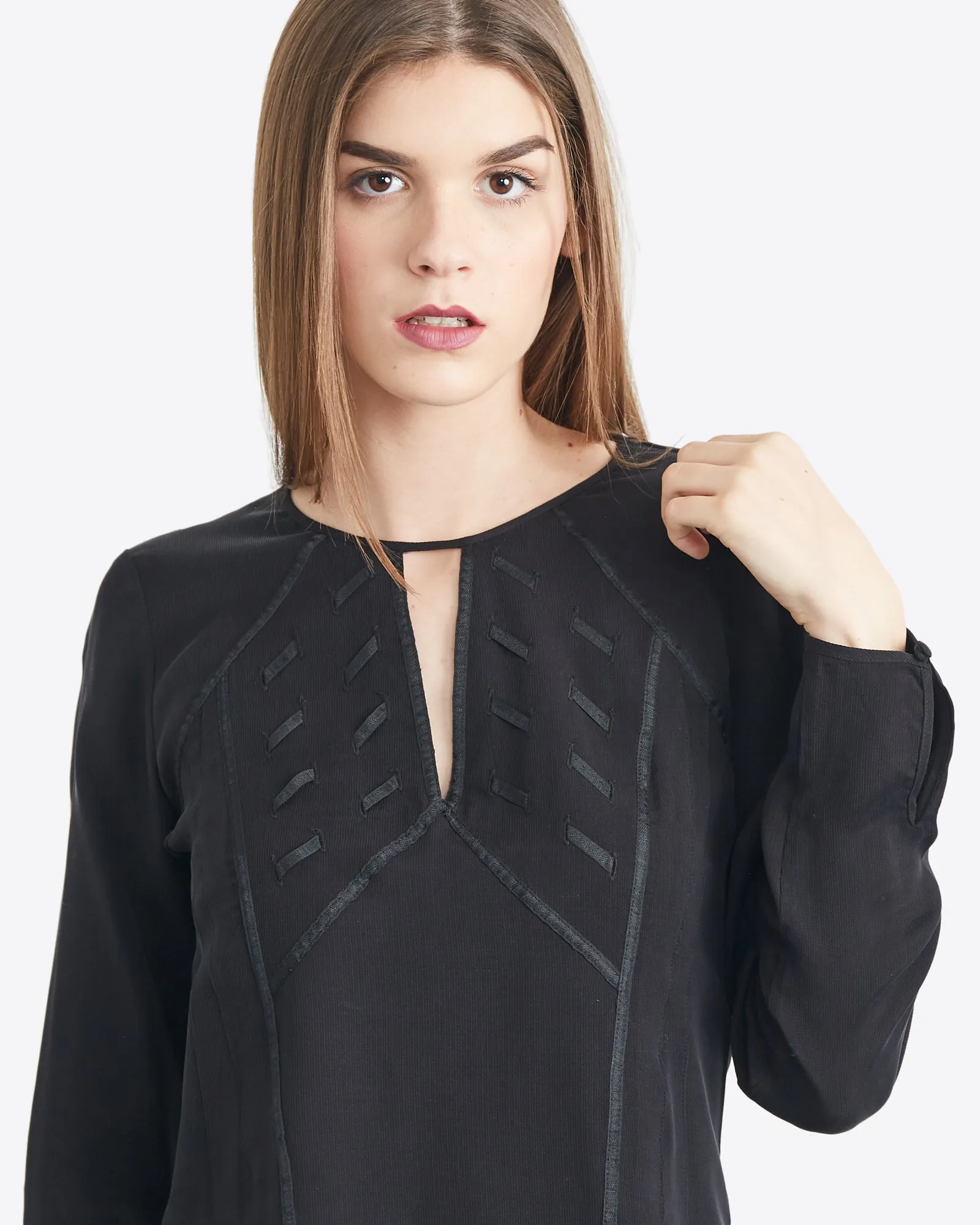 Juliet Keyhole Blouse