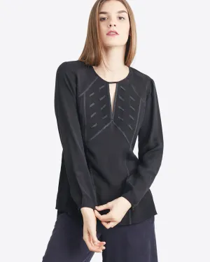 Juliet Keyhole Blouse