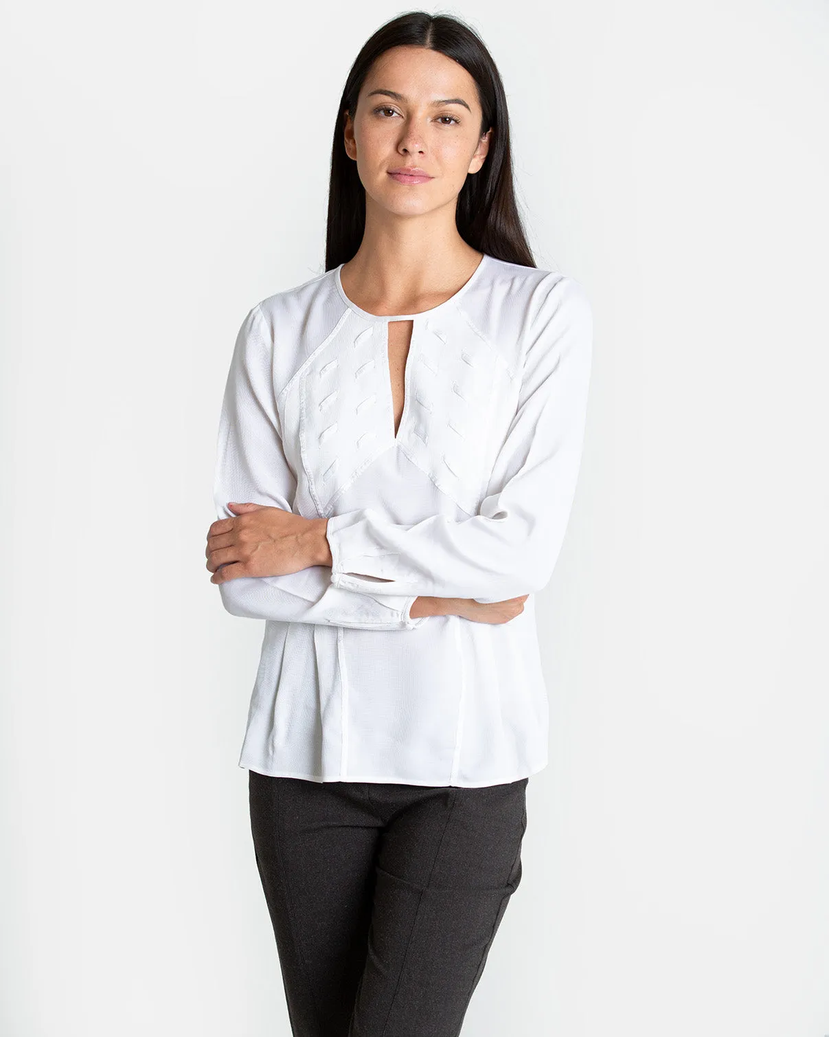 Juliet Keyhole Blouse