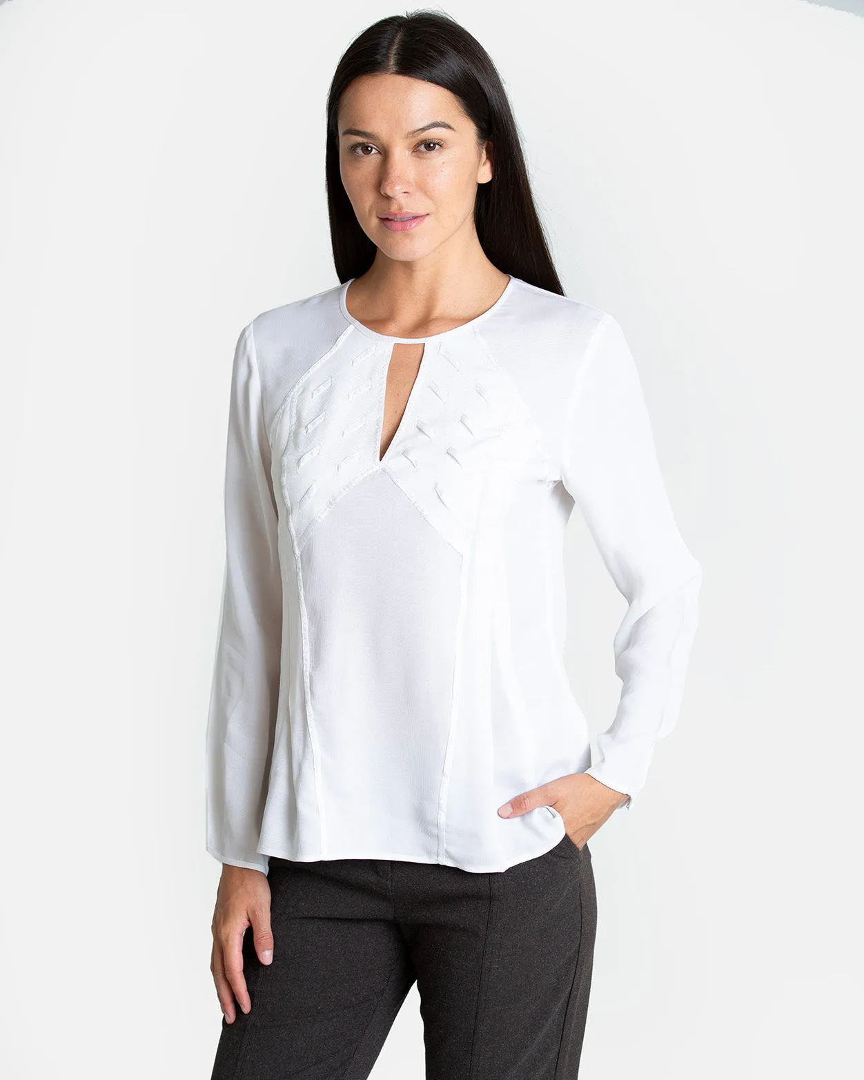 Juliet Keyhole Blouse