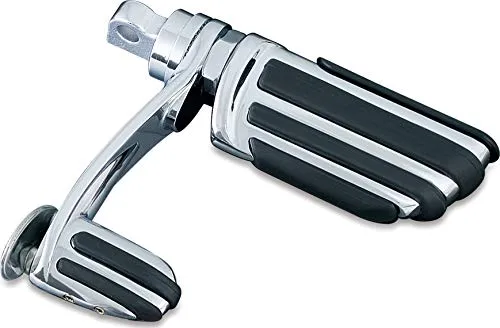 Kuryakyn 4428 Motorcycle Footpegs: Pilot Pegs with Stirrups, Chrome, 1 Pair