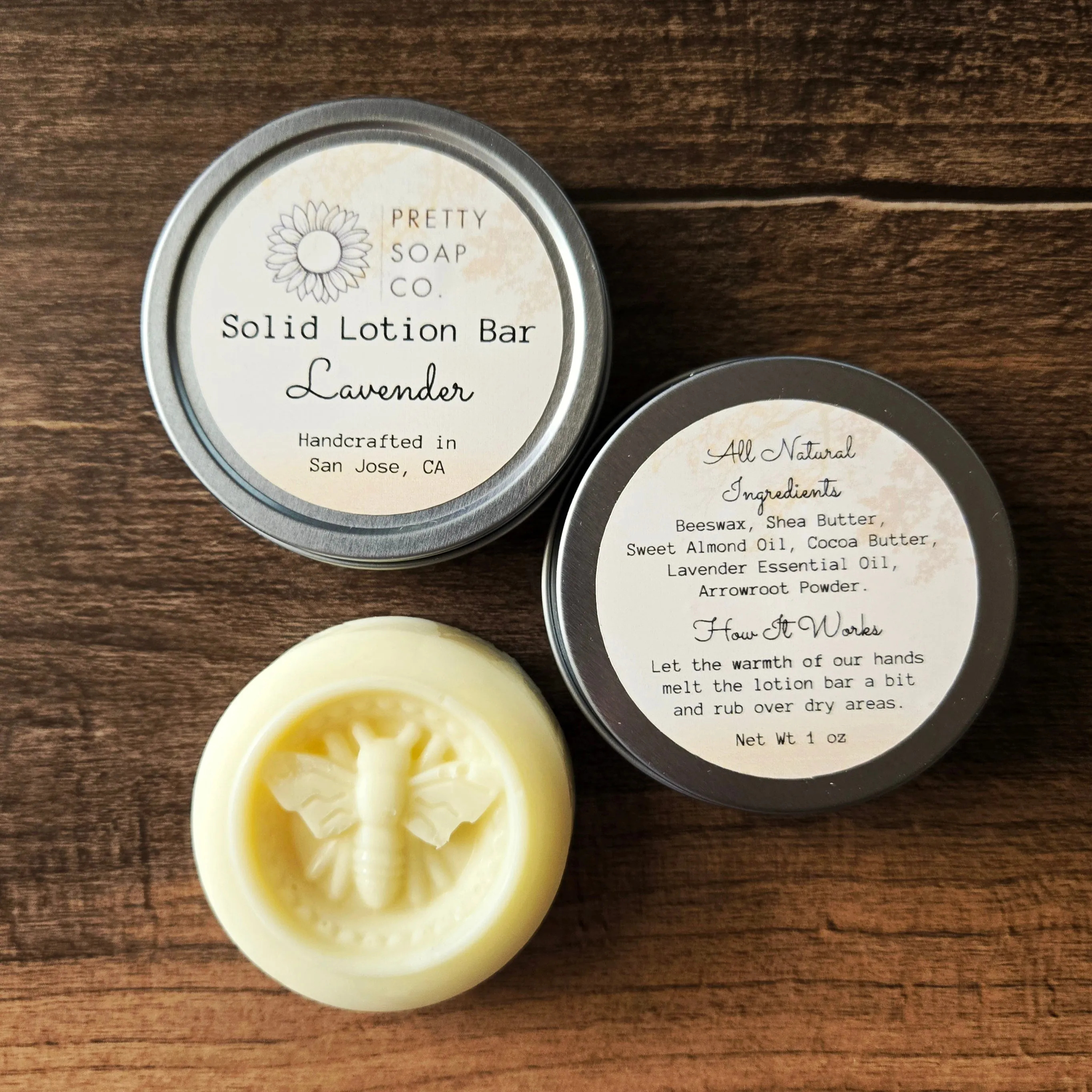 Lavender Solid Lotion Bar