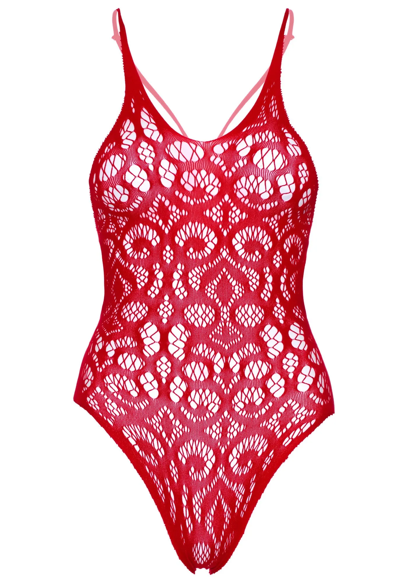 Leg Avenue | Strappy back lace teddy