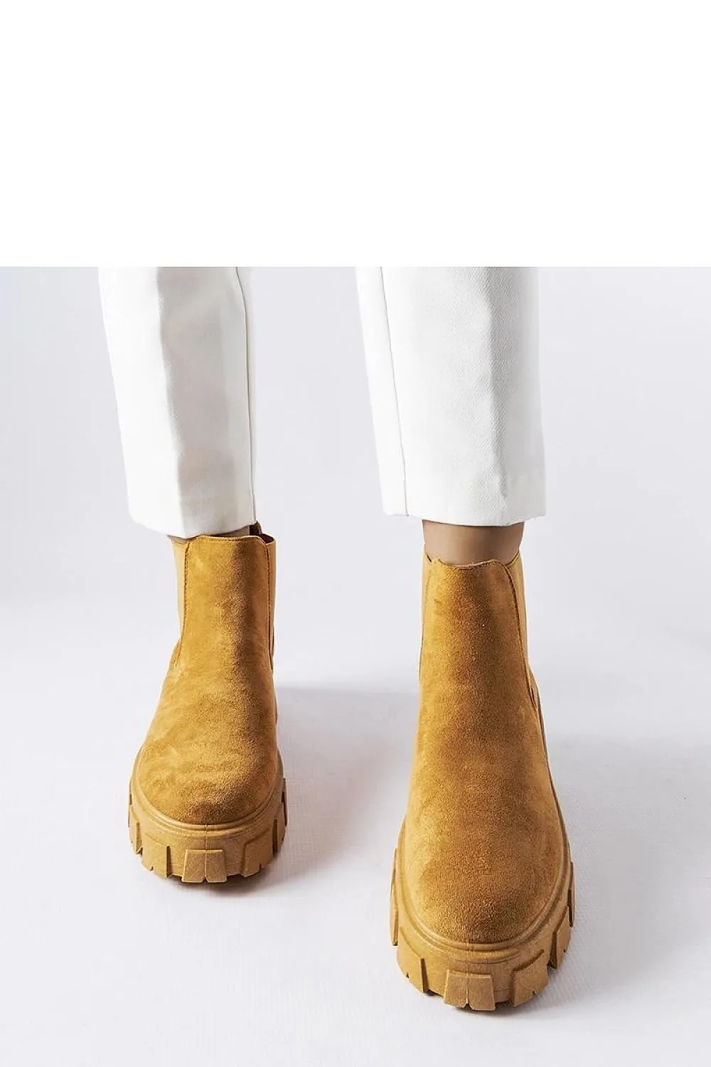 Light brown women's ankle boots
