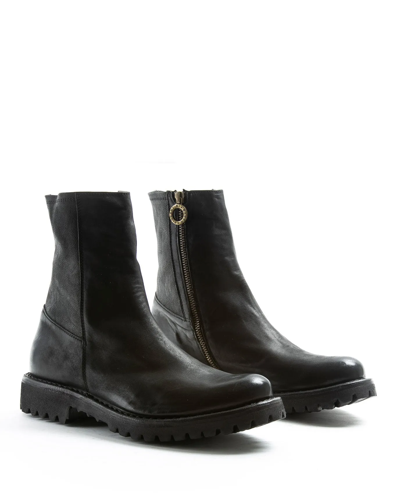 M-EBE Black Leather Boots