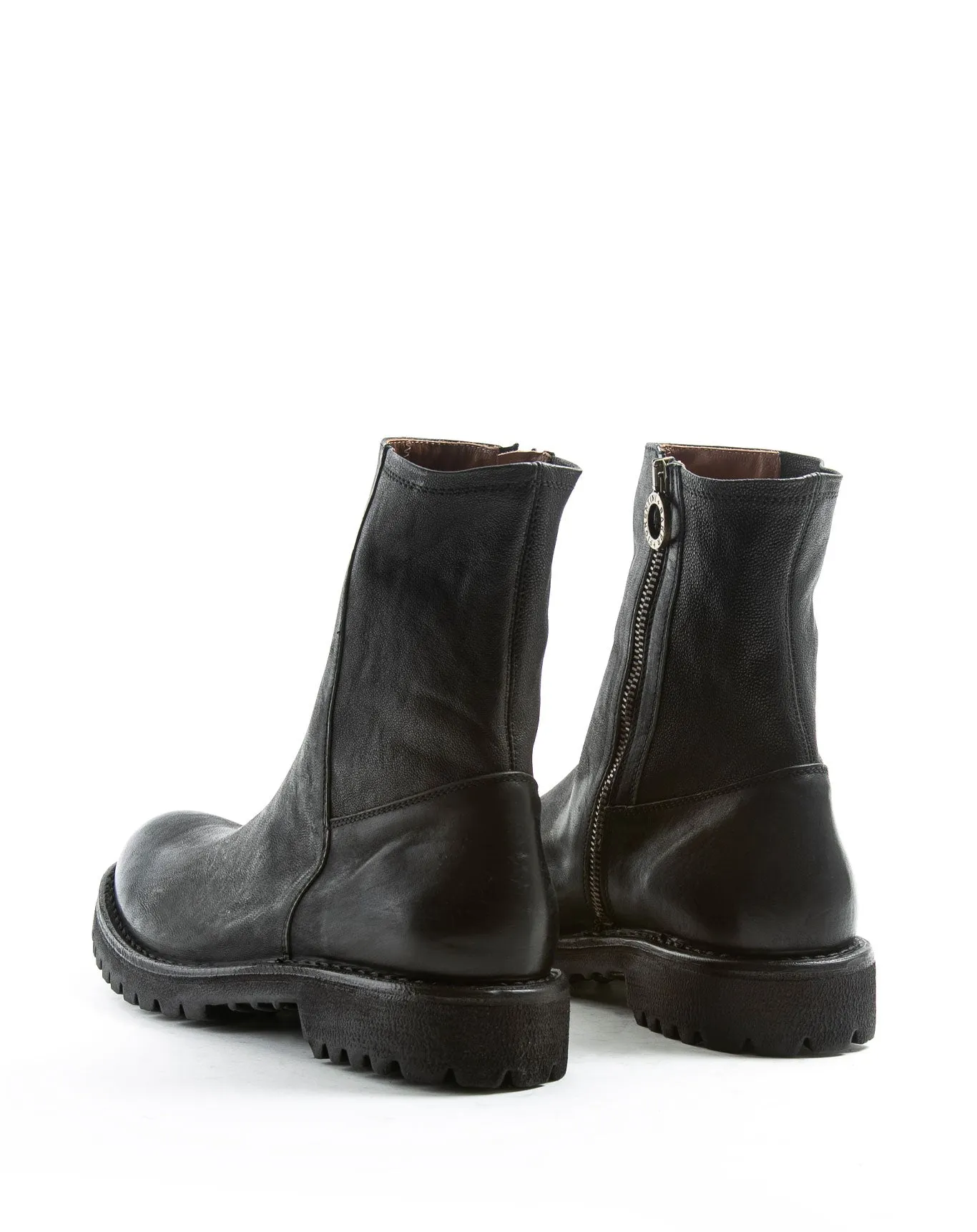 M-EBE Black Leather Boots