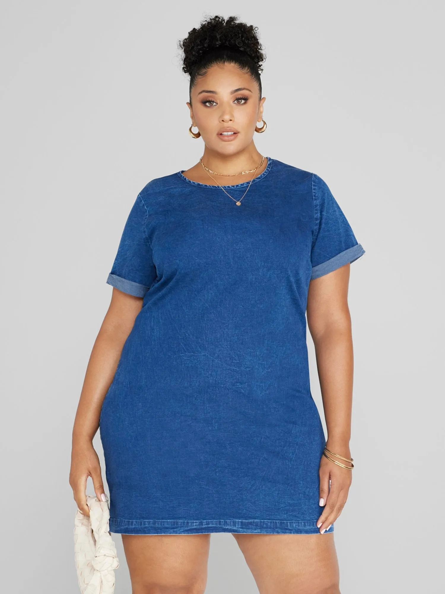 Madison Denim Shift Dress