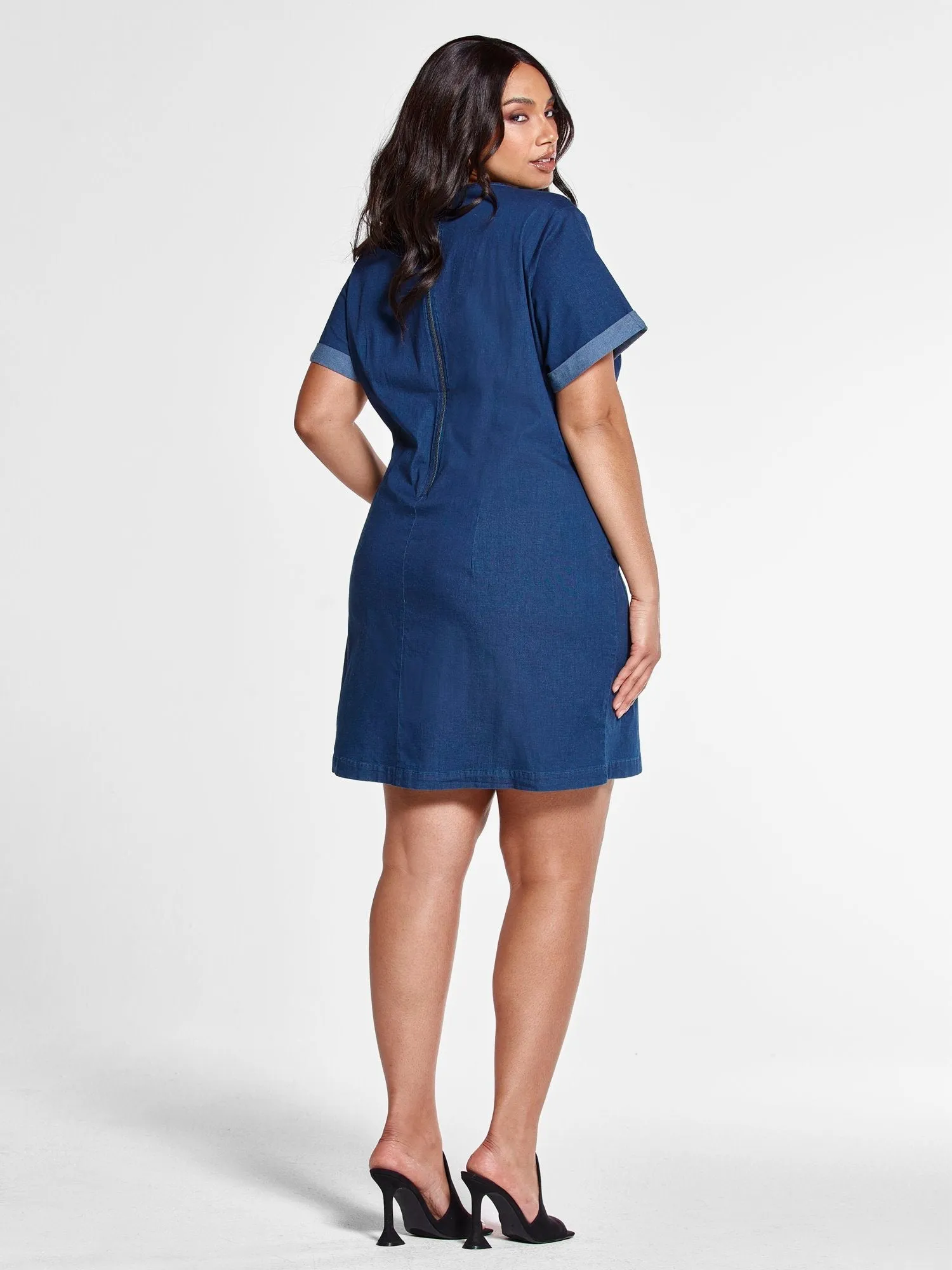 Madison Denim Shift Dress
