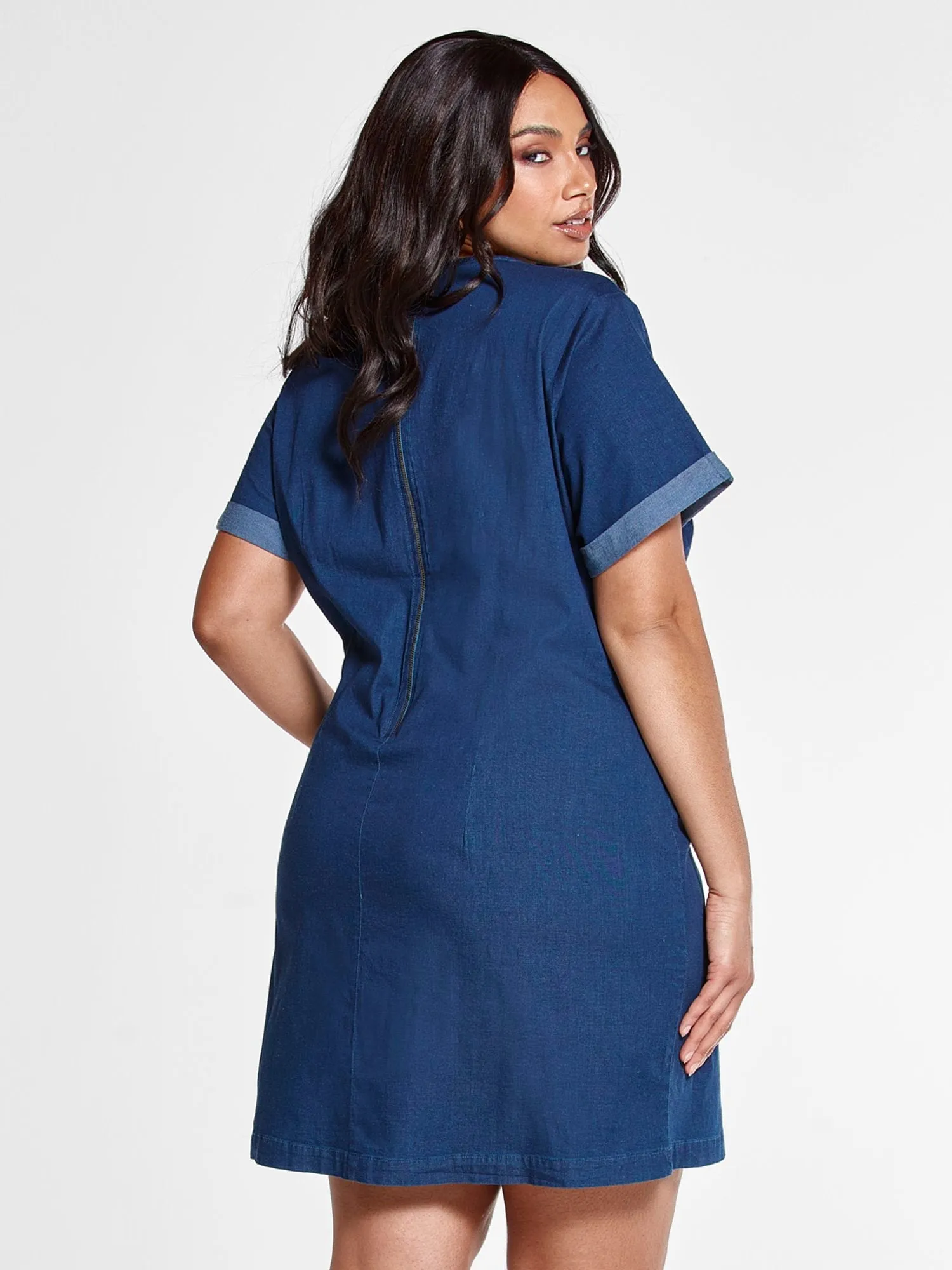 Madison Denim Shift Dress