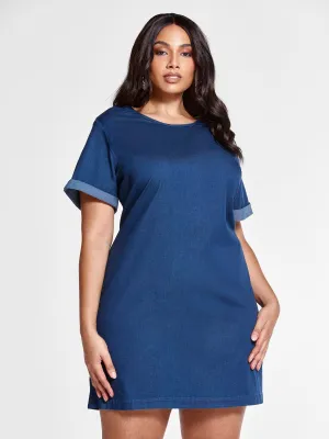 Madison Denim Shift Dress