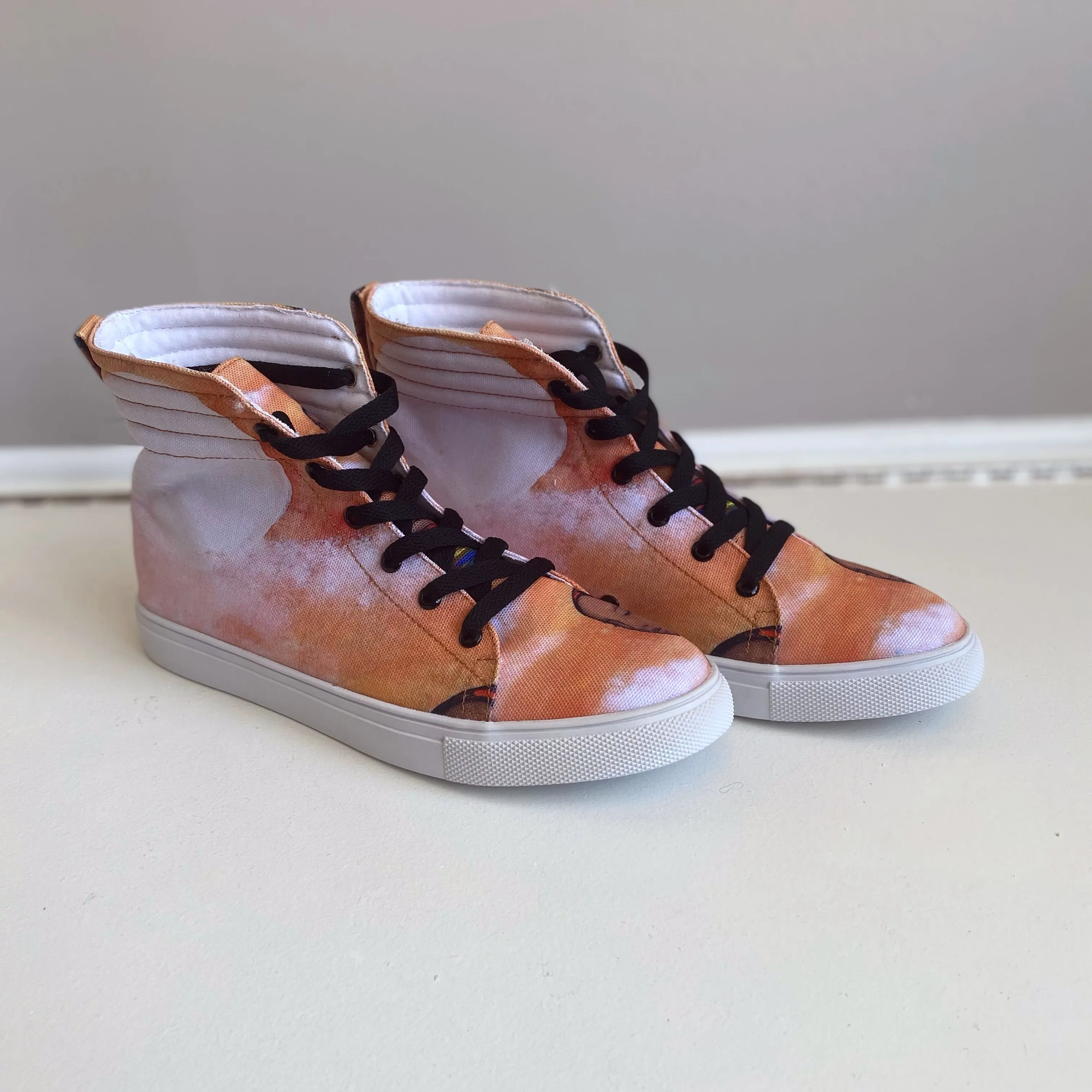 Mahogany High-Top Sneakers