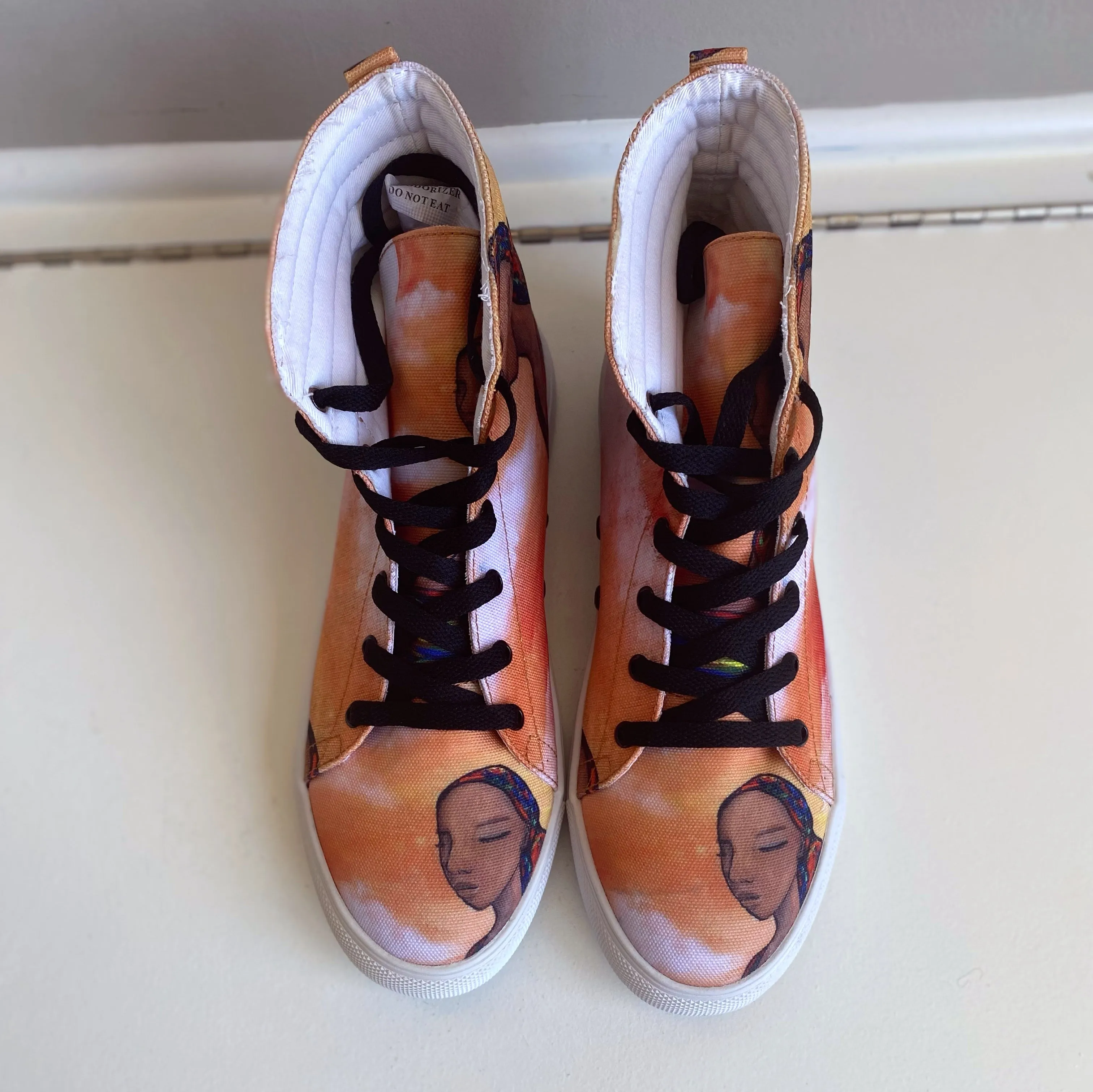 Mahogany High-Top Sneakers