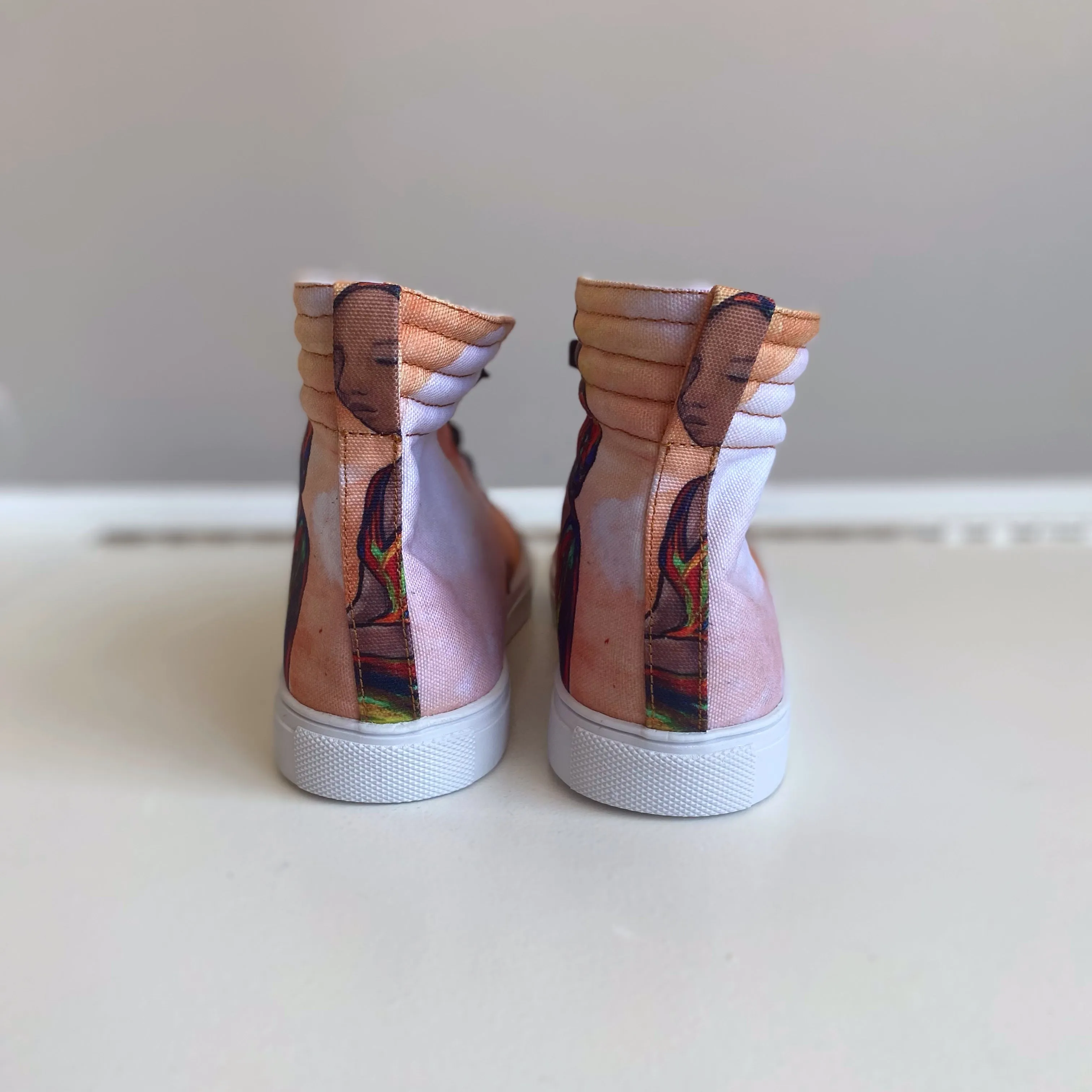 Mahogany High-Top Sneakers