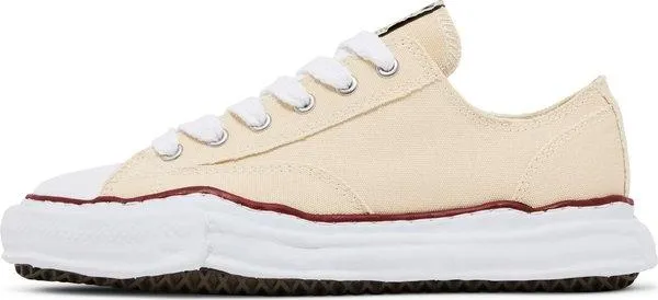 Maison Mihara Yasuhiro "Peterson OG Sole Canvas Low" Natural