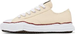 Maison Mihara Yasuhiro "Peterson OG Sole Canvas Low" Natural